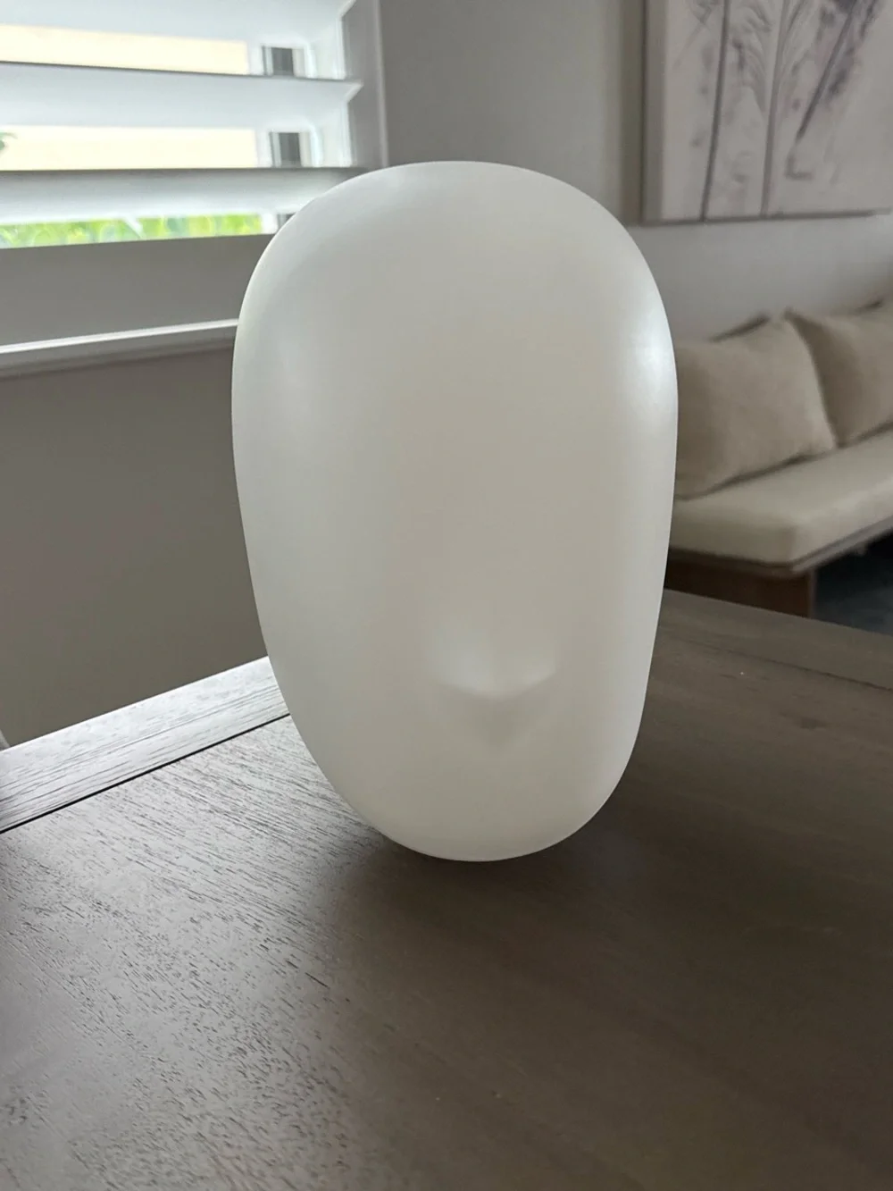 IKEA White Frosted LED Color Changing Lamp